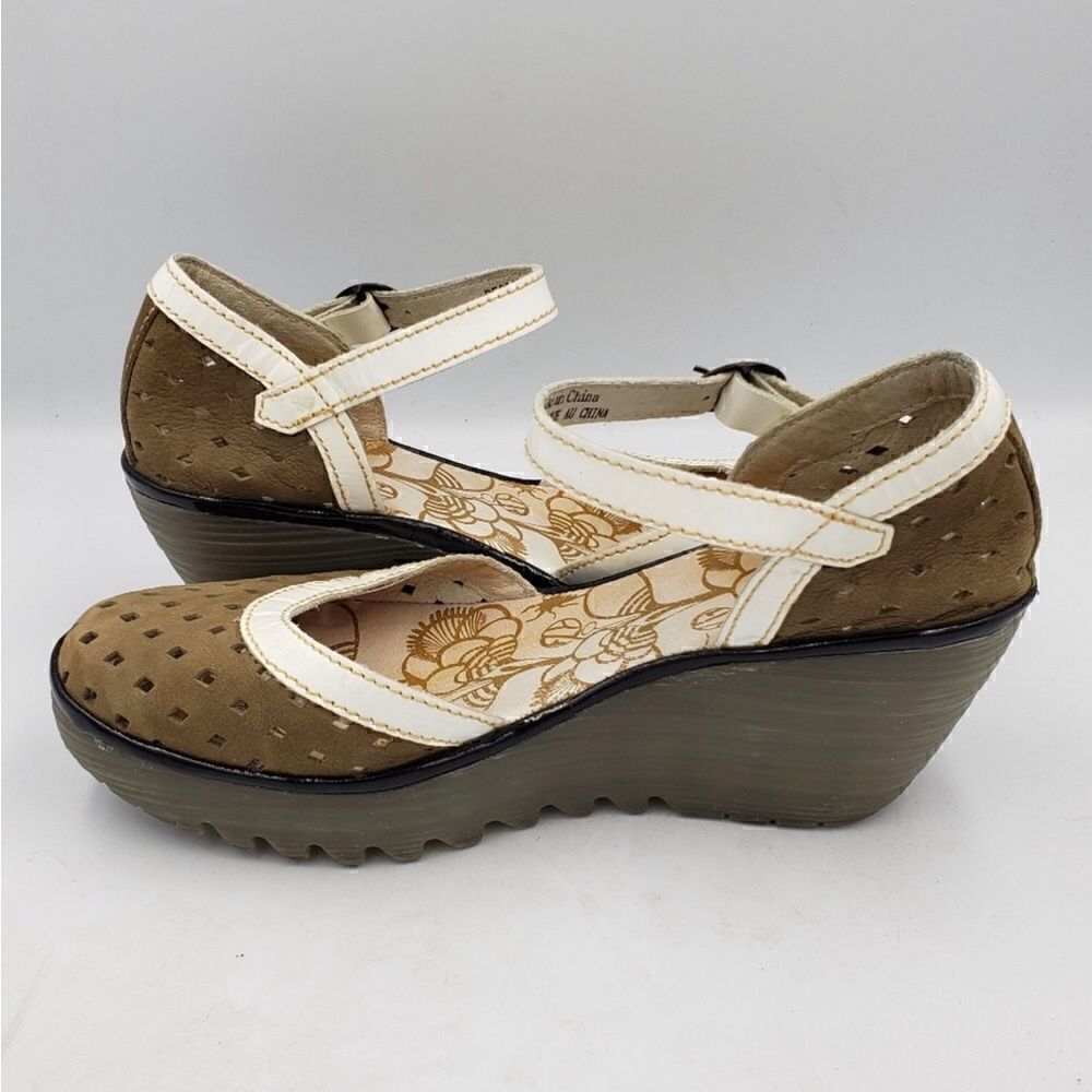 Fly London Wedge Closed Toe Sandal - Picture 9 of 13